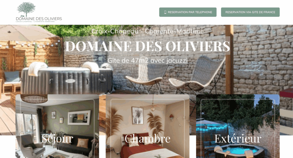 Gite Domaine des Oliviers La rochelle